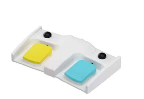 Emergency stop vs foot switch